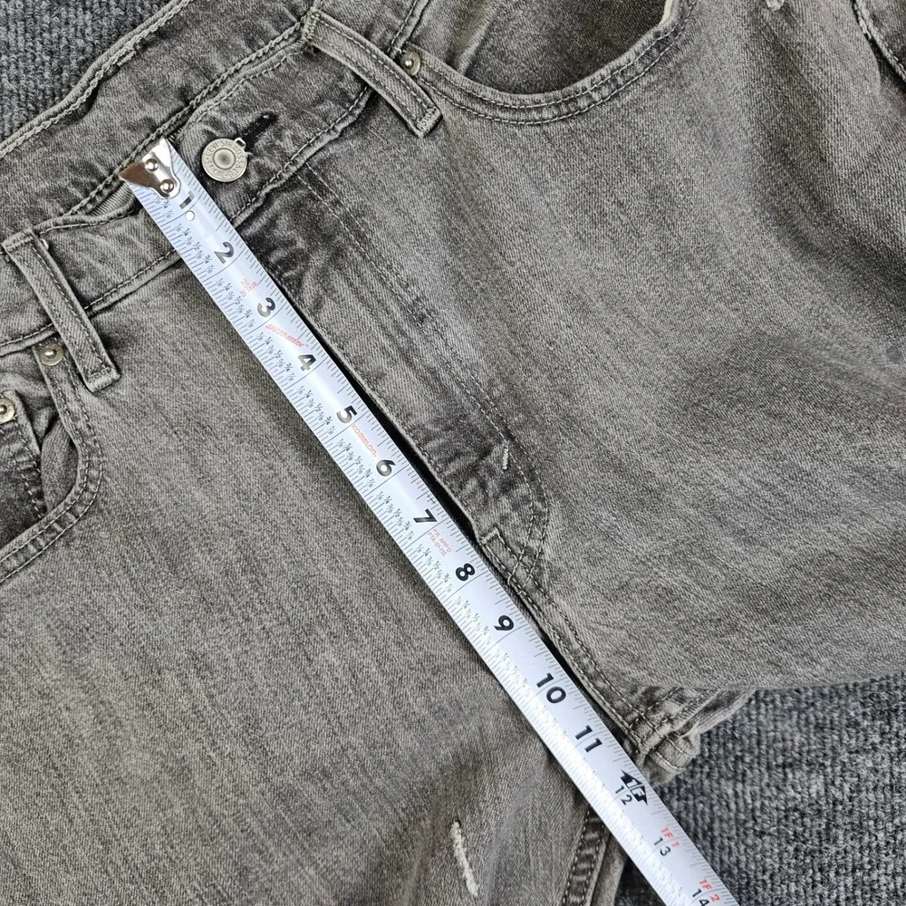Levi's 512 Jeans Mens 36x32(30) Slim Taper Fit Denim Distressed Paint Splatter‎